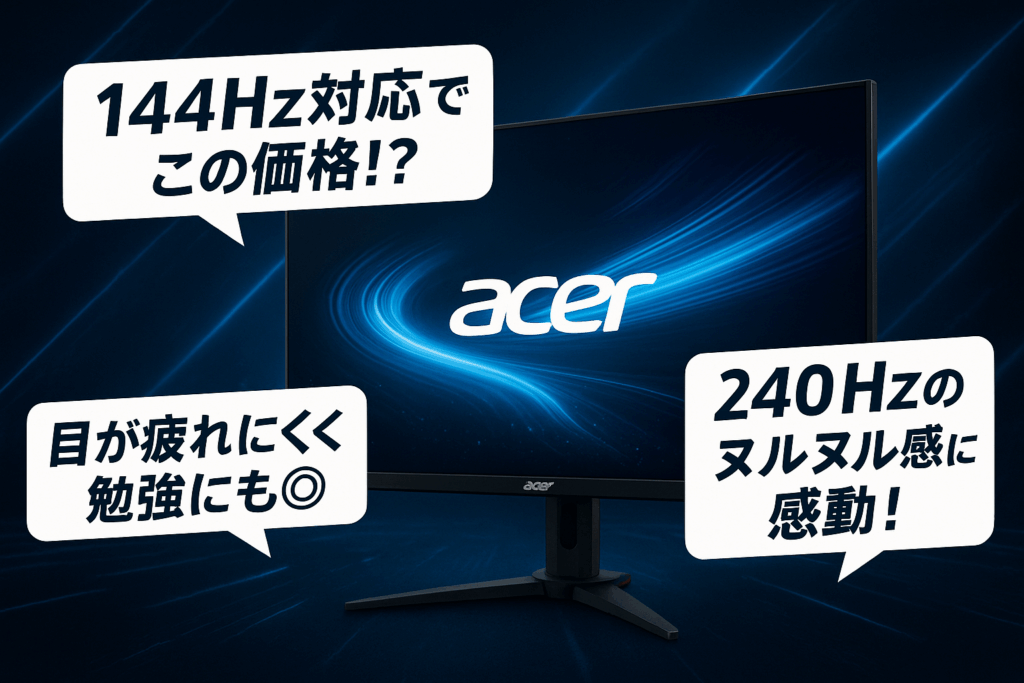 Acerモニターの評判は？ユーザーの声を紹介