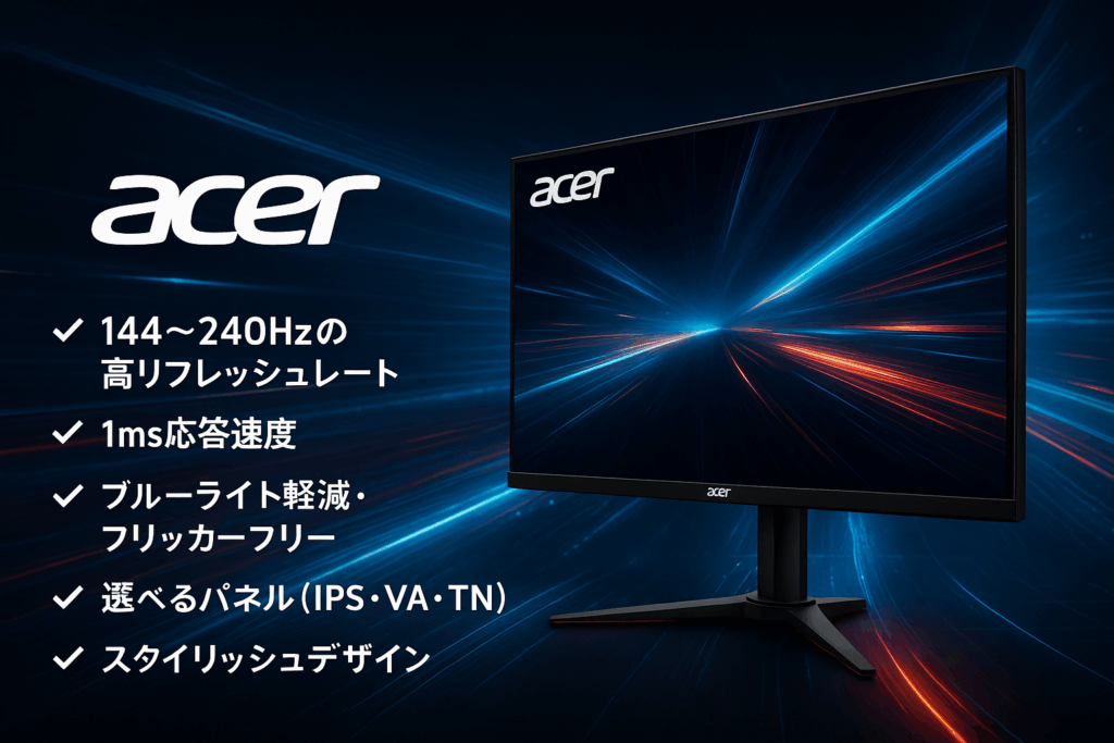 Acerモニターの魅力と特徴